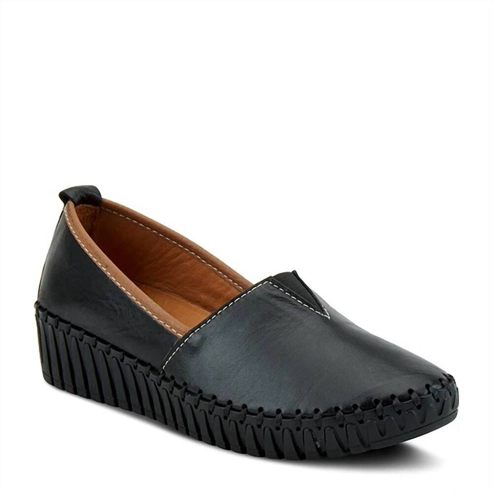 NEW SPRING STEP SHOES women's tispea loafer in black